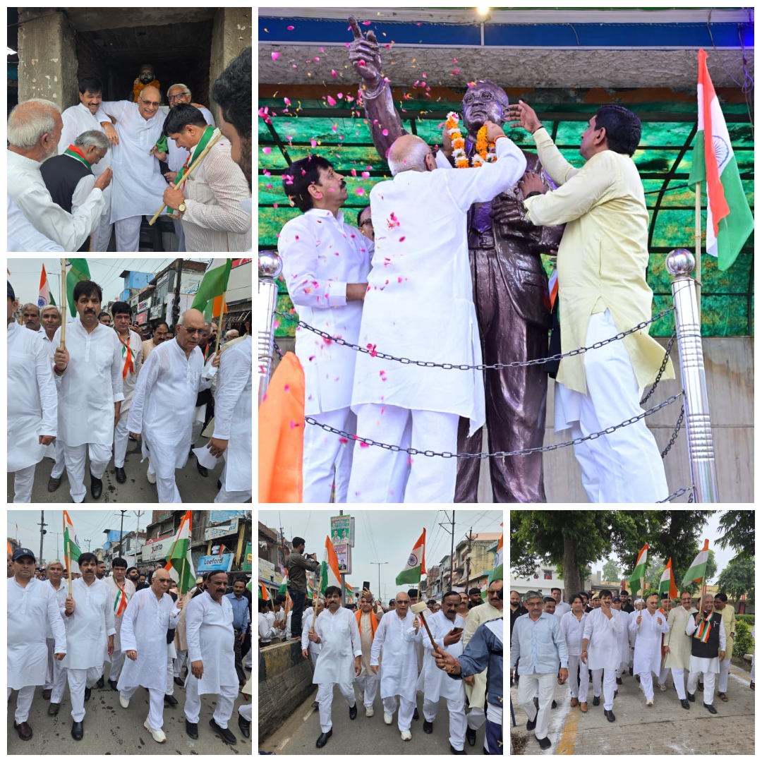 Dadri Witnesses A Grand Tiranga Yatra On The Occasion Of Independence Day